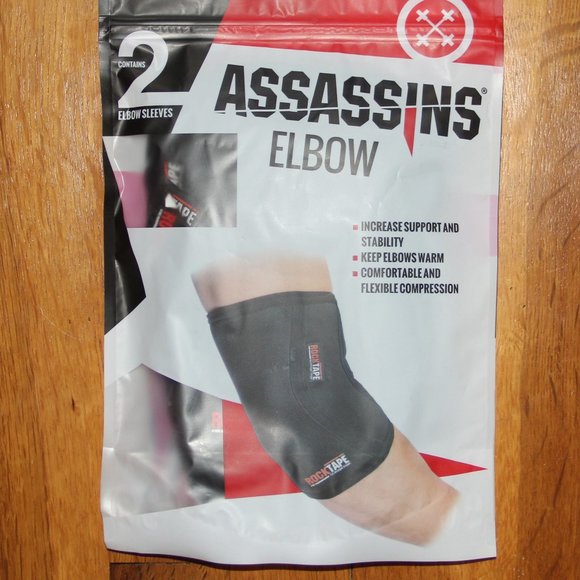 RockTape Assassins 4mm Elbow Sleeves Sz S Training - Picture 1 of 4
